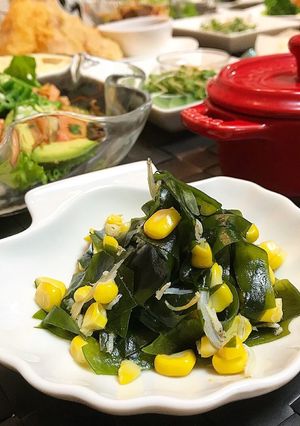 秒速一品、わかめとコーンしらすのソテー-レシピのメイン写真