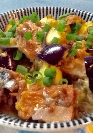 3品で簡単ご飯が美味しいナス鯖缶の和え物-レシピのメイン写真