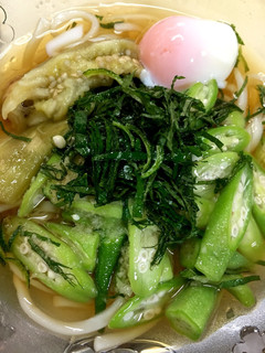 焼き茄子とオクラの冷やしうどん-レシピのメイン写真