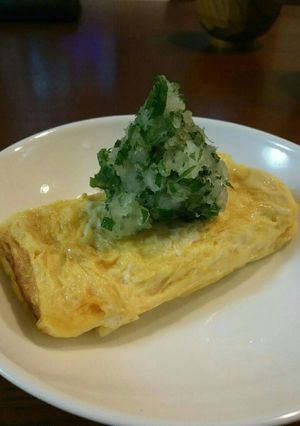 大根おろしと大葉！だし巻き玉子！-レシピのメイン写真