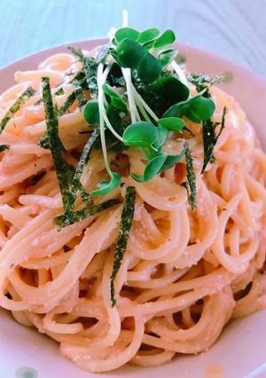 濃厚クリーム明太子パスタ-レシピのメイン写真