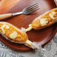 ポーク缶でケチャップライススティック握り