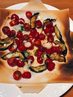 春巻きの皮で作る干し野菜のピザ-レシピのメイン写真