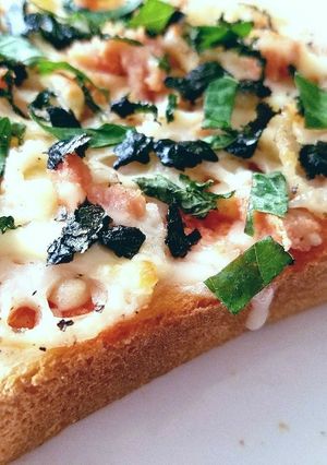 れんこん大葉明太のトースト-レシピのメイン写真
