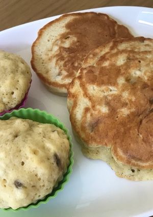 材料3つ★バナナパンケーキor蒸しケーキ-レシピのメイン写真