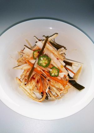 長芋とだし昆布キムチ和え-レシピのメイン写真