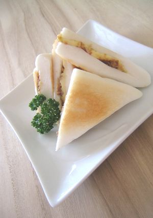 はんぺんの♫♬おかかチーズ挟み焼き-レシピのメイン写真