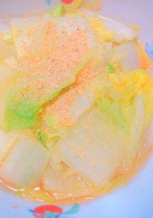 レンチンで！白菜の洋風胡麻和え-レシピのメイン写真