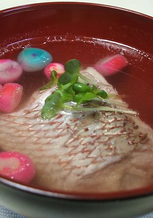 おめで鯛日の…鯛のお吸い物♪-レシピのメイン写真