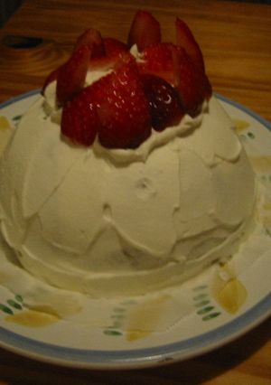 あんクリームの抹茶ケーキ-レシピのメイン写真