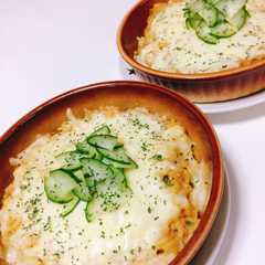 簡単タマゴご飯チーズ焼き-レシピのメイン写真