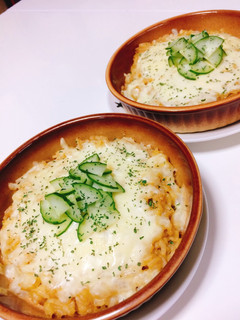 簡単タマゴご飯チーズ焼き-レシピのメイン写真