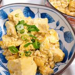 包丁要らずで簡単!!【鶏ひき肉と豆腐の炒り煮】-レシピのメイン写真