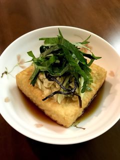 簡単!茗荷&大葉で厚揚げポン酢-レシピのメイン写真