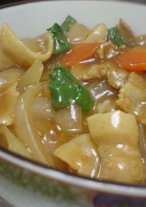 　和風カレー丼-レシピのメイン写真