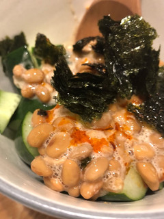 納豆ときゅうりの辛味和え-レシピのメイン写真