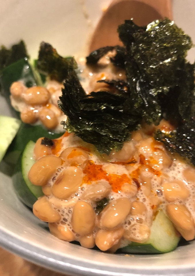 納豆ときゅうりの辛味和え-レシピのメイン写真