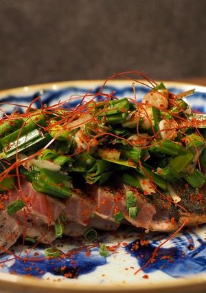 鰹のニラ葱たたき-レシピのメイン写真