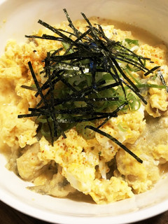稚鮎の天麩羅玉子とじ-レシピのメイン写真