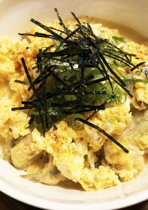 稚鮎の天麩羅玉子とじ-レシピのメイン写真