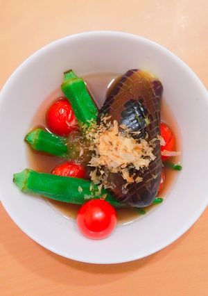 出汁がきいてて美味しい♡夏野菜の煮浸し＊-レシピのメイン写真
