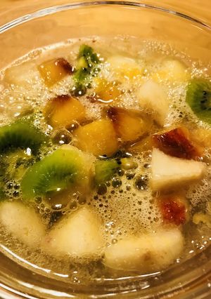 サイダーでつくる☆フルーツポンチ-レシピのメイン写真