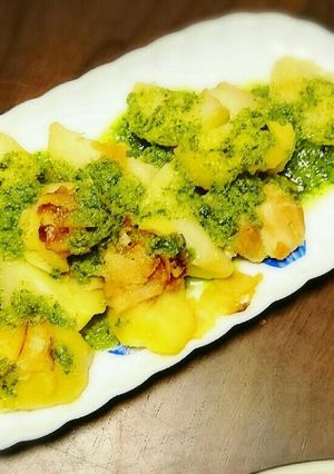 じゃがいもと鶏肉のバジルソース-レシピのメイン写真