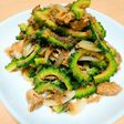ゴーヤとサバ缶の炒め物☆簡単