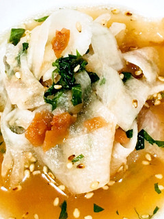 大根の梅と大葉のドレッシング和え-レシピのメイン写真
