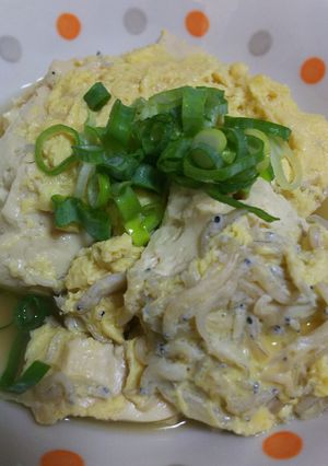 おっさんのシラスと豆腐の柳川風-レシピのメイン写真