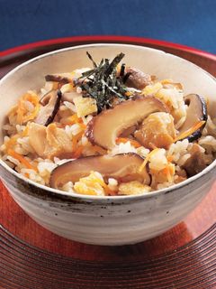 椎茸の煮物で美味しい炊き込みご飯-レシピのメイン写真