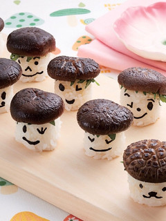 かわいい!椎茸寿司-レシピのメイン写真