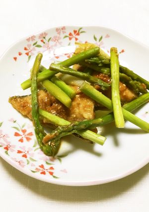 タラとアスパラの蒸し焼き-レシピのメイン写真