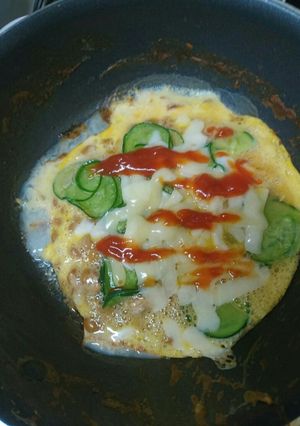 簡単 納豆感のない納豆オムレツ-レシピのメイン写真