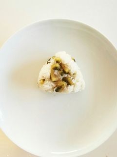 ゴーヤの佃煮のおにぎり-レシピのメイン写真