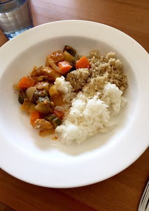 超簡単！ごろごろ野菜のカフェ風カレー-レシピのメイン写真