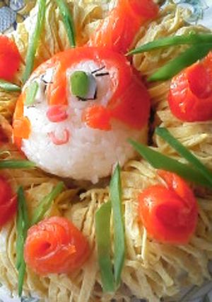 ドキンちゃんちらし寿司-レシピのメイン写真