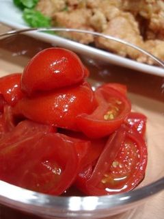 お手軽調味料で★おいしいトマトマリネ-レシピのメイン写真