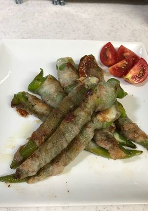 万願寺とうがらしのチーズinぶた巻き-レシピのメイン写真