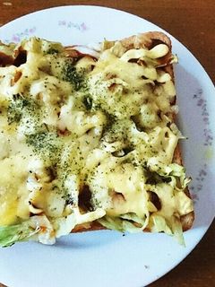 お好み焼き風トースト-レシピのメイン写真