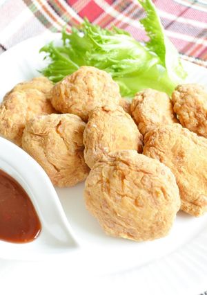 豆腐入りチキンナゲットBBQソース♪-レシピのメイン写真