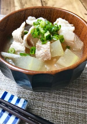 冬瓜の味噌汁-レシピのメイン写真