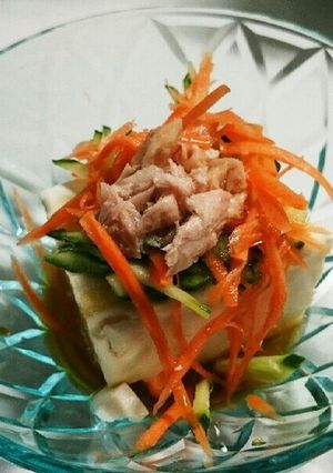 夏にさっぱり豆腐のサラダ-レシピのメイン写真