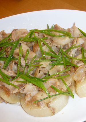 大根と豚肉の梅風味煮-レシピのメイン写真