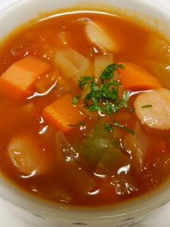 野菜たっぷり栄養満点♪簡単ミネストローネ-レシピのメイン写真