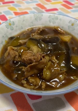 超簡単☆なすの和風カレーたっぷりあんかけ煮♪♪-レシピのメイン写真