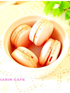 ラズベリーチョコのマカロン-レシピのメイン写真
