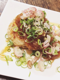 鶏ひき肉と豆腐のみぞれあんかけハンバーグ-レシピのメイン写真