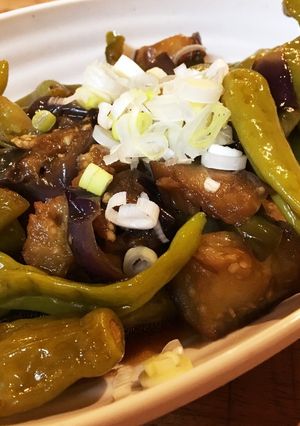 簡単！なすとピーマンとししとうのポン酢煮-レシピのメイン写真