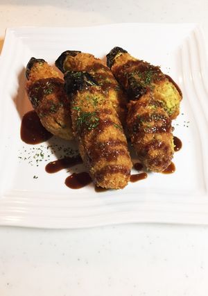 ジューシー(^^)丸ごとナスフライ！-レシピのメイン写真